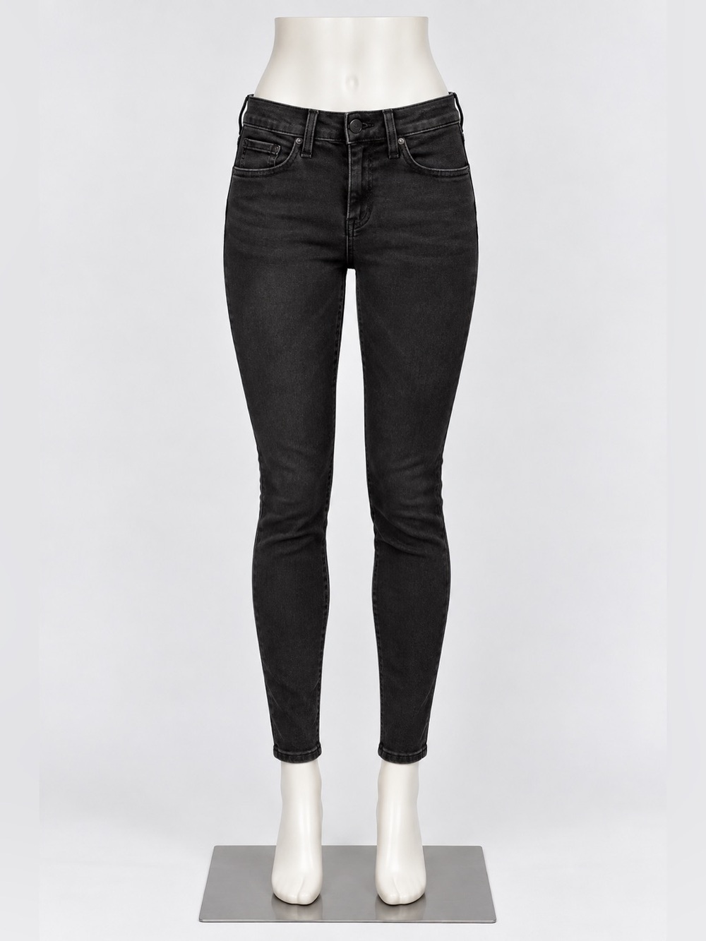 RAG & BONE High Rise Skinny Black Denim Jeans size 26